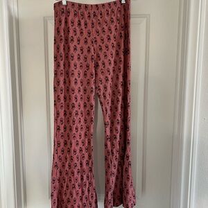 Novella Royale Pink Flare Pants High-Waisted Boot Cut - Janis Bell